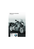 BMW K1200 RS - Maintenance instructions EN 2004 